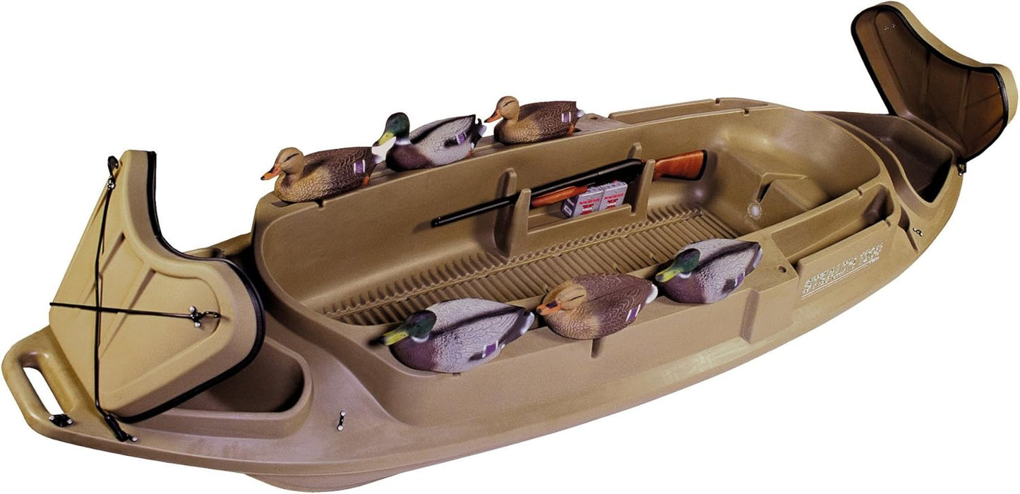 Beavertail Stealth 1200 Sneak Boat, Marsh Brown