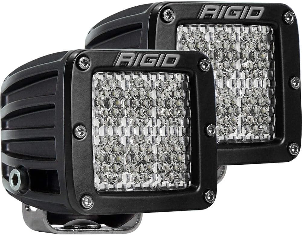 Rigid Industries D-Series PRO LED Light Pods Specter Diffused, Pair