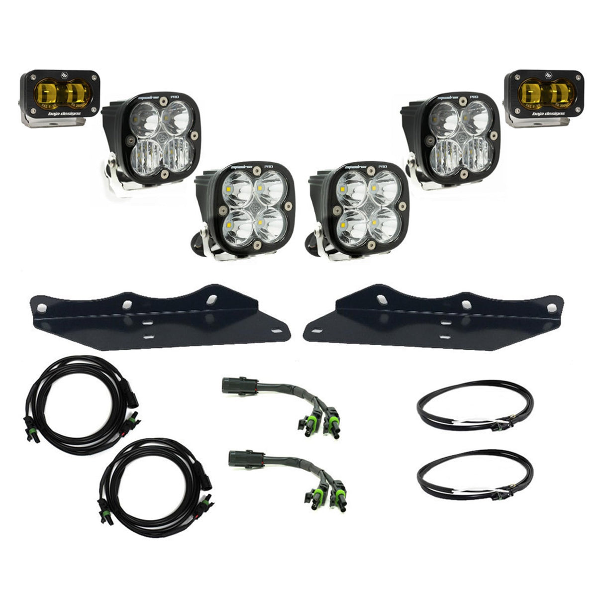 Baja Designs 1720 F150 Raptor Fog Pocket Kit S2 Sae Amber Pro - 448177
