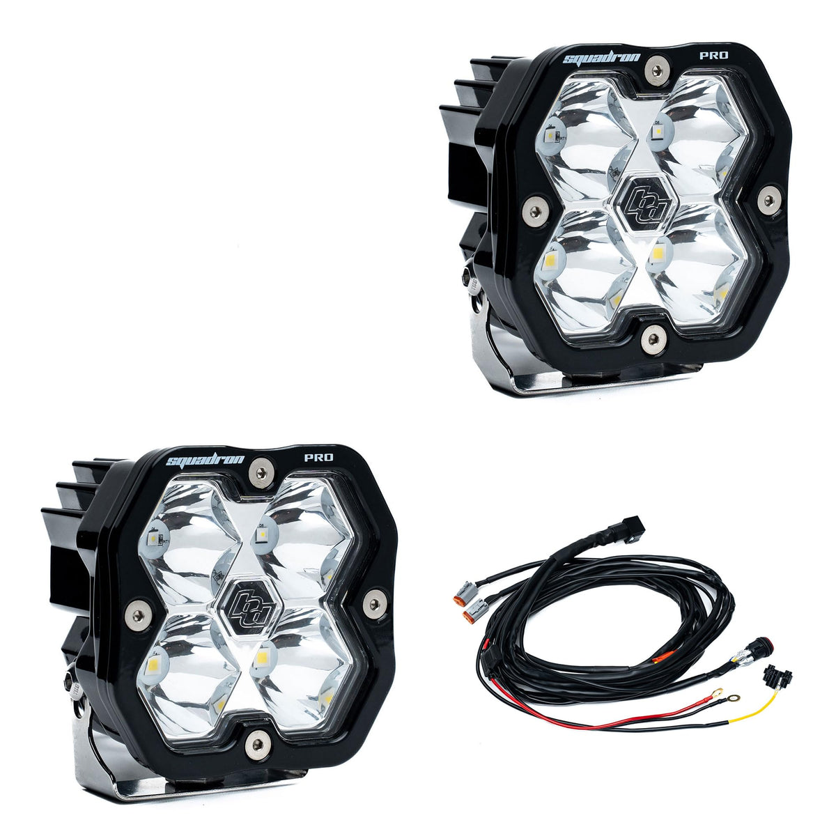 Baja Designs Squadron 2.0 Pro Pair LED Spot - 49-7801-2