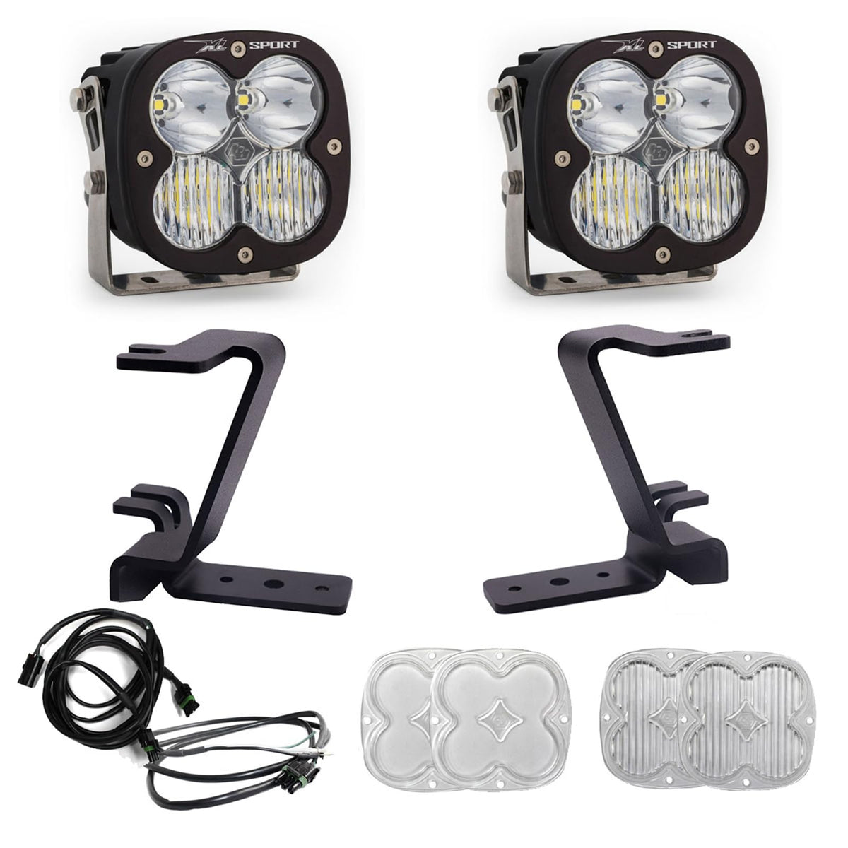 Baja Designs 23C F250/F350 Sdxl Sport A-Pillar Kit DRIVING/COMBO/CLEAR/UPFITTER Wiring - 448210UP