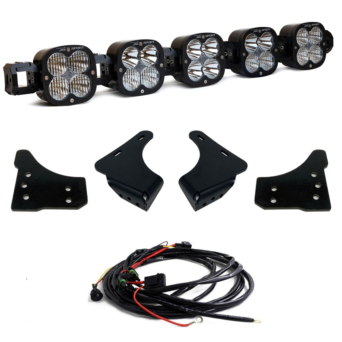 Baja Designs 2123 F150 Xl Linkable Sport Bumper Light Kit MULTIPATTERN/CLEAR/TOGGLE Wiring - 447691