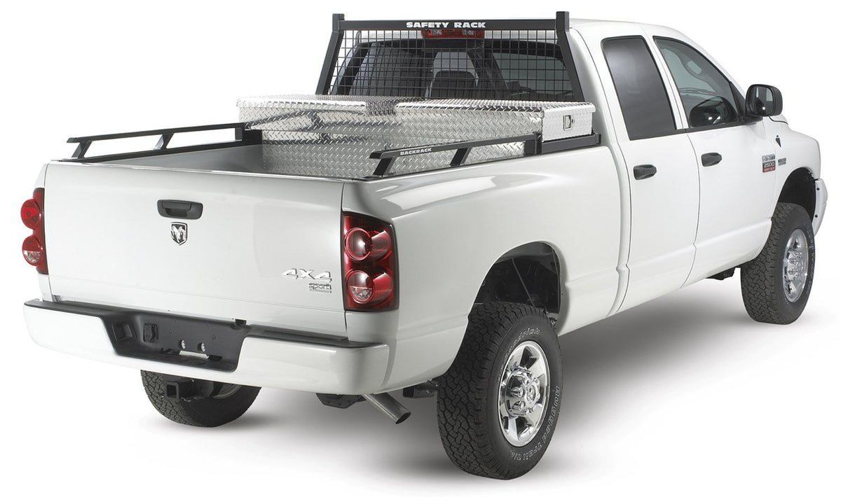 Backrack 02C Dodge Ram 8 ft Bed 21 in Toolbox Side Rails - 80517TB