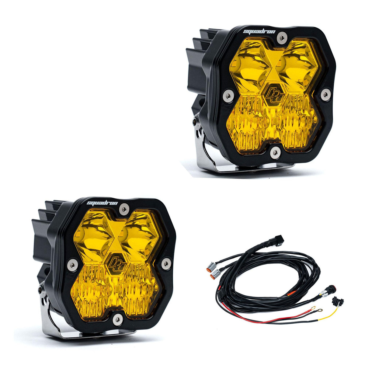 Baja Designs Squadron 2.0 Sport Pair LED DRIVING/COMBO Baja Amber - 55-7813-2