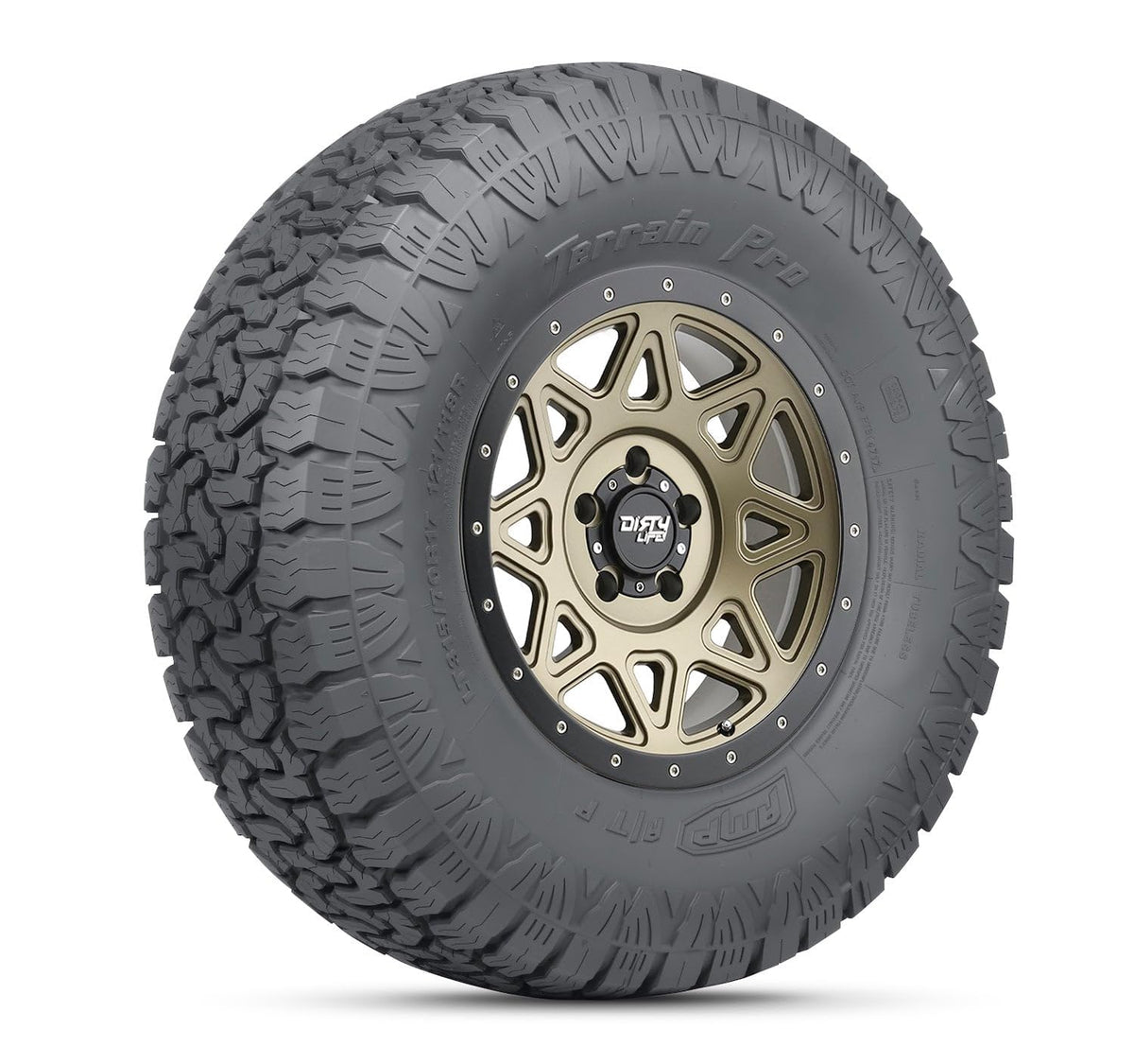Amp Tires 33x12.50R24LT Terrain Pro A/T P 106R Lr F - 33-125024AMP/CA2F
