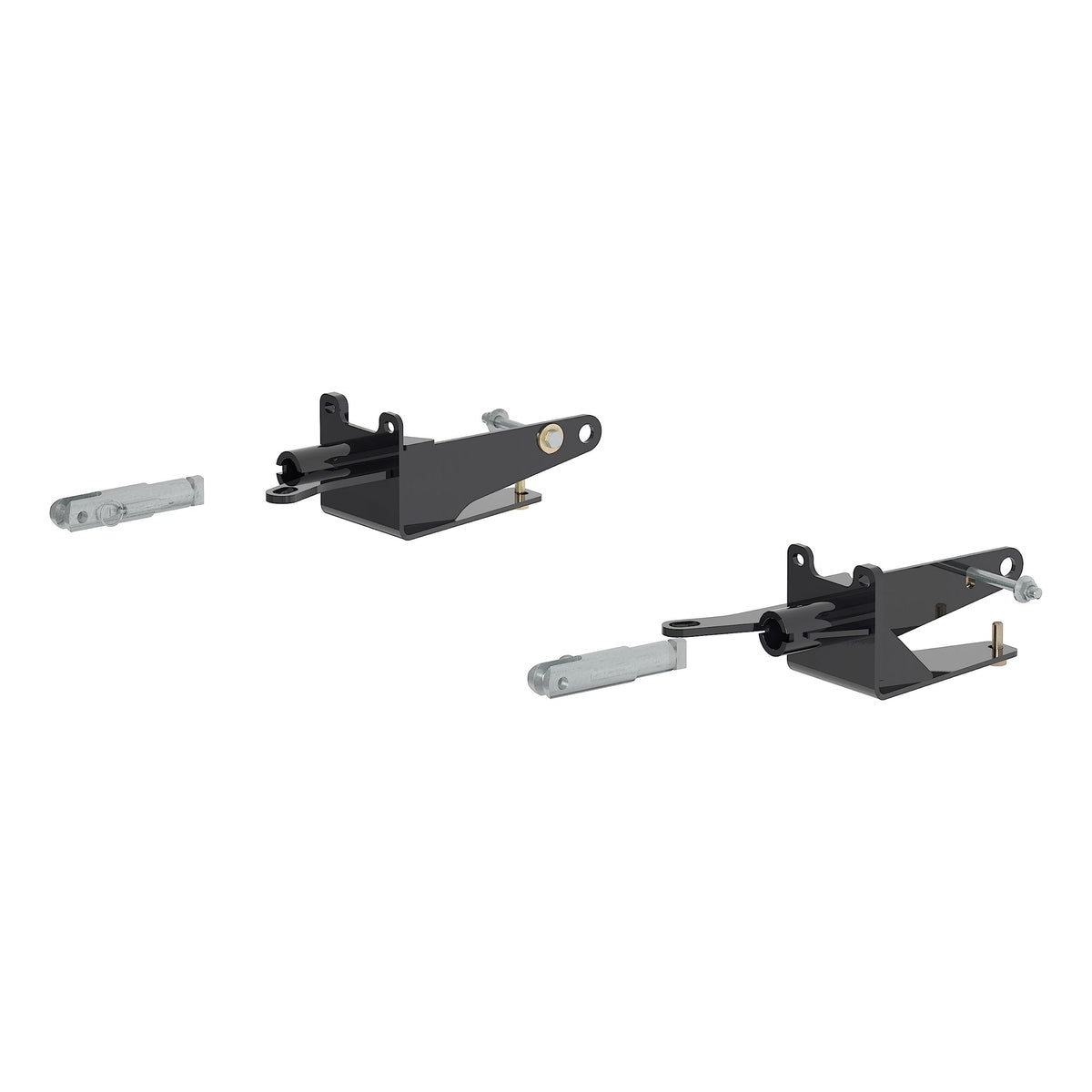 CURT 70121 Custom Tow Bar Base Plate Brackets for Dinghy Towing, Fits Select Ram 1500