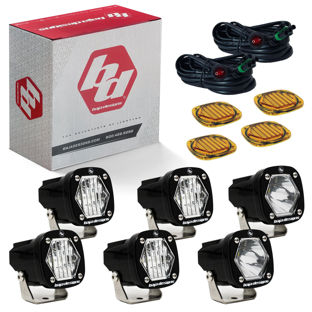 Baja Designs 22C Tundra S1 Vent Lighting Kit - 448125