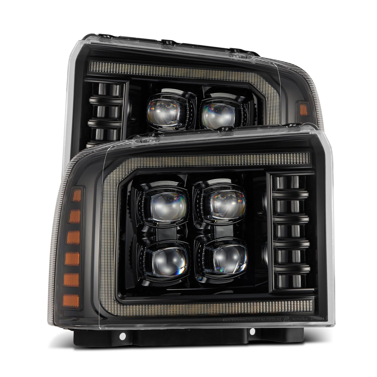 AlphaRex USA 0507 F250/F350/F450/F550 Super Duty Novaseries Projector Headlights Alphablk - 880318