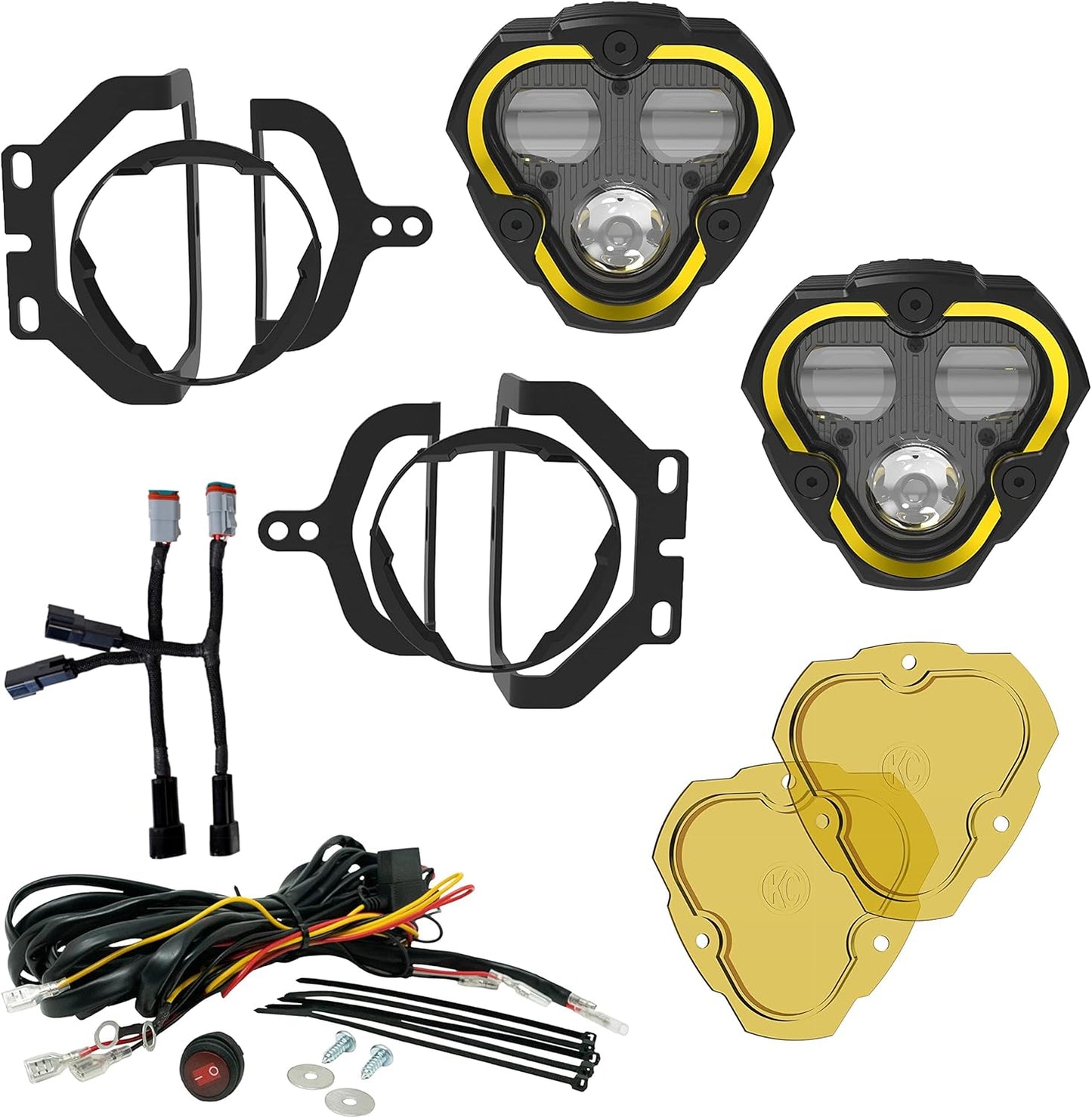 FLEX ERA® 3 Dual Mode SAE Fog Lights - 2-Light Master Kit - JL/JT Sport Bumpers