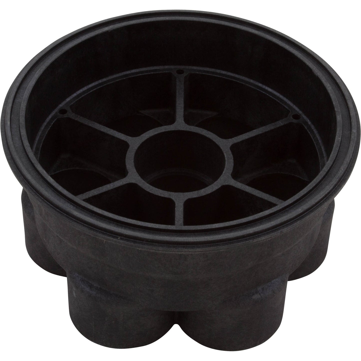 Base, Paramount Water Valve, 6 Port, 2" Black