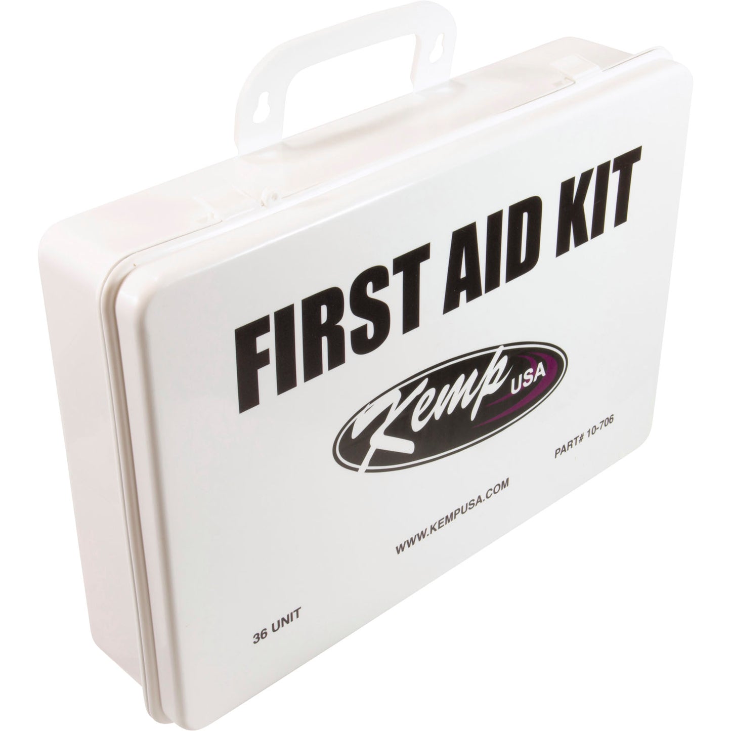 First Aid Kit, Kemp, Plastic, 36 Unit