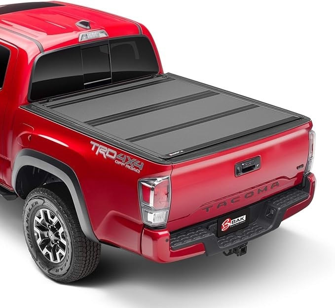BAK Industries 24C Tacoma 5 ft Bakflip MX4 Folding Tonneau Cover Black - 448446