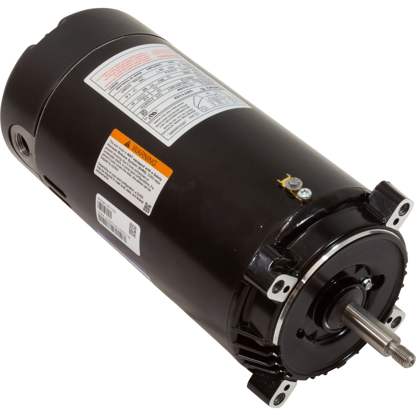 Motor, Century, 1.5Hp, 115/230V,1-Spd, 14.6A/7.3A,56Jfr, EE