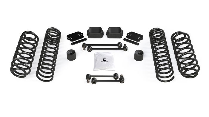 TeraFlex 2.5 Inch Suspension Lift Coil Spring Kit for Jeep Wrangler JL 4-Door