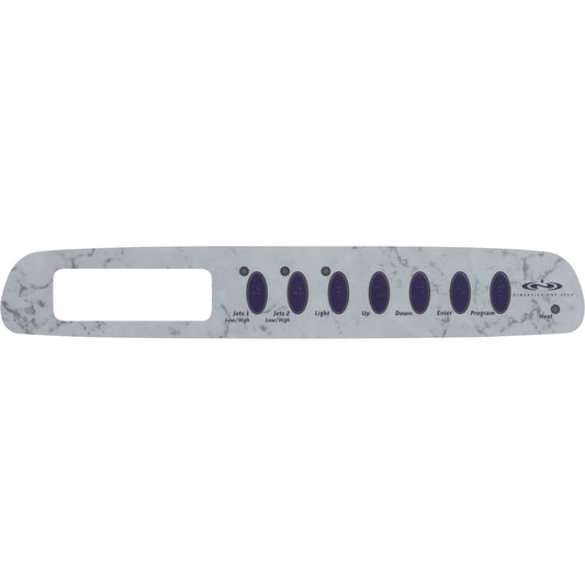 Overlay, Dimension One, Jet/Light, 7 Button