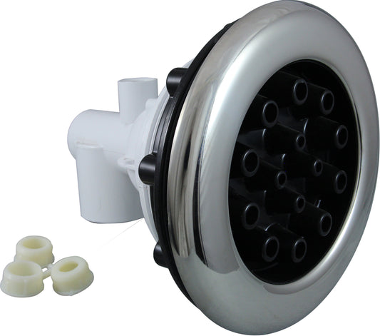 Jet Cmplt, WW Non Adj Mast Mass, w1-1/2"s,a1/2"s, SS/Blk