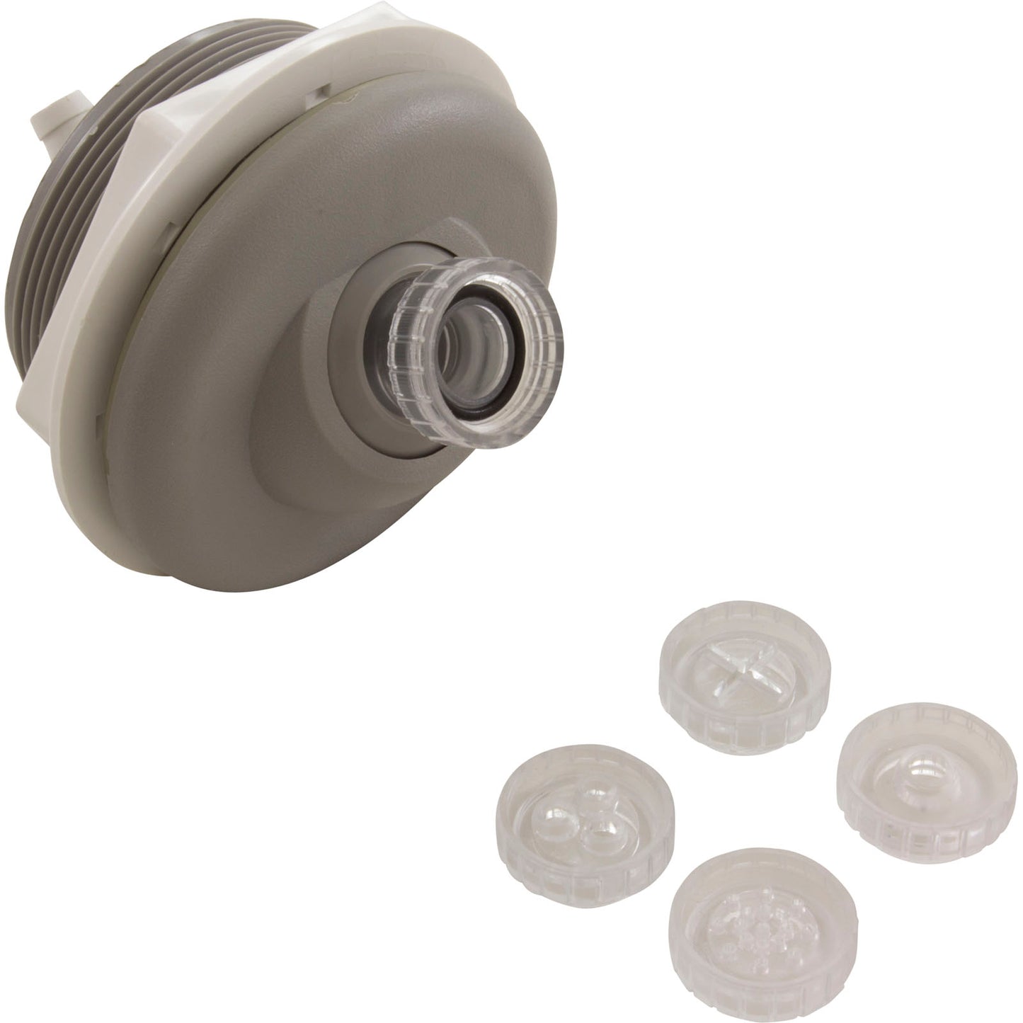 Fountain, Top Mount, Textured, Gray