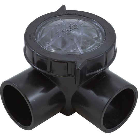 Check Valve, Waterway, 2" Slip or 2-1/2" Spigot, 90 deg Body