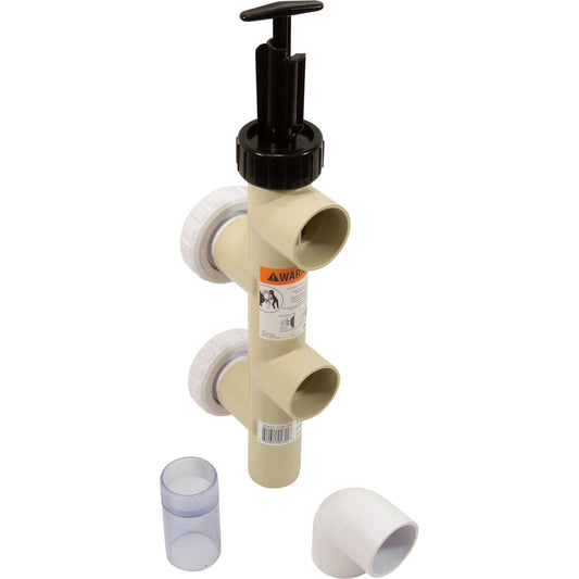 Push Pull Valve, PacFab, 2" Slip, PVC, Generic