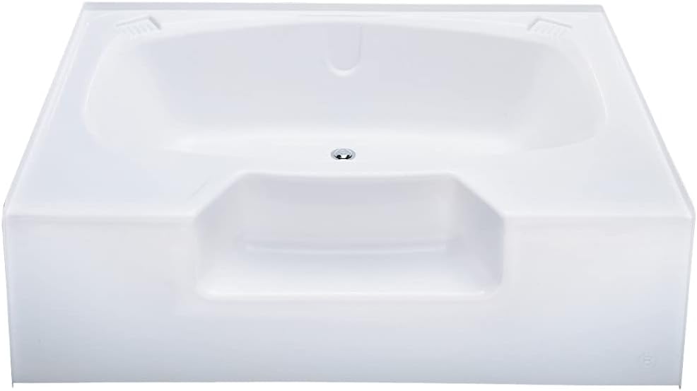 Kinro Composites W4054-SPK White 40X54 Outside Garden Tub