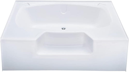 Kinro Composites W4054-SPK White 40X54 Outside Garden Tub