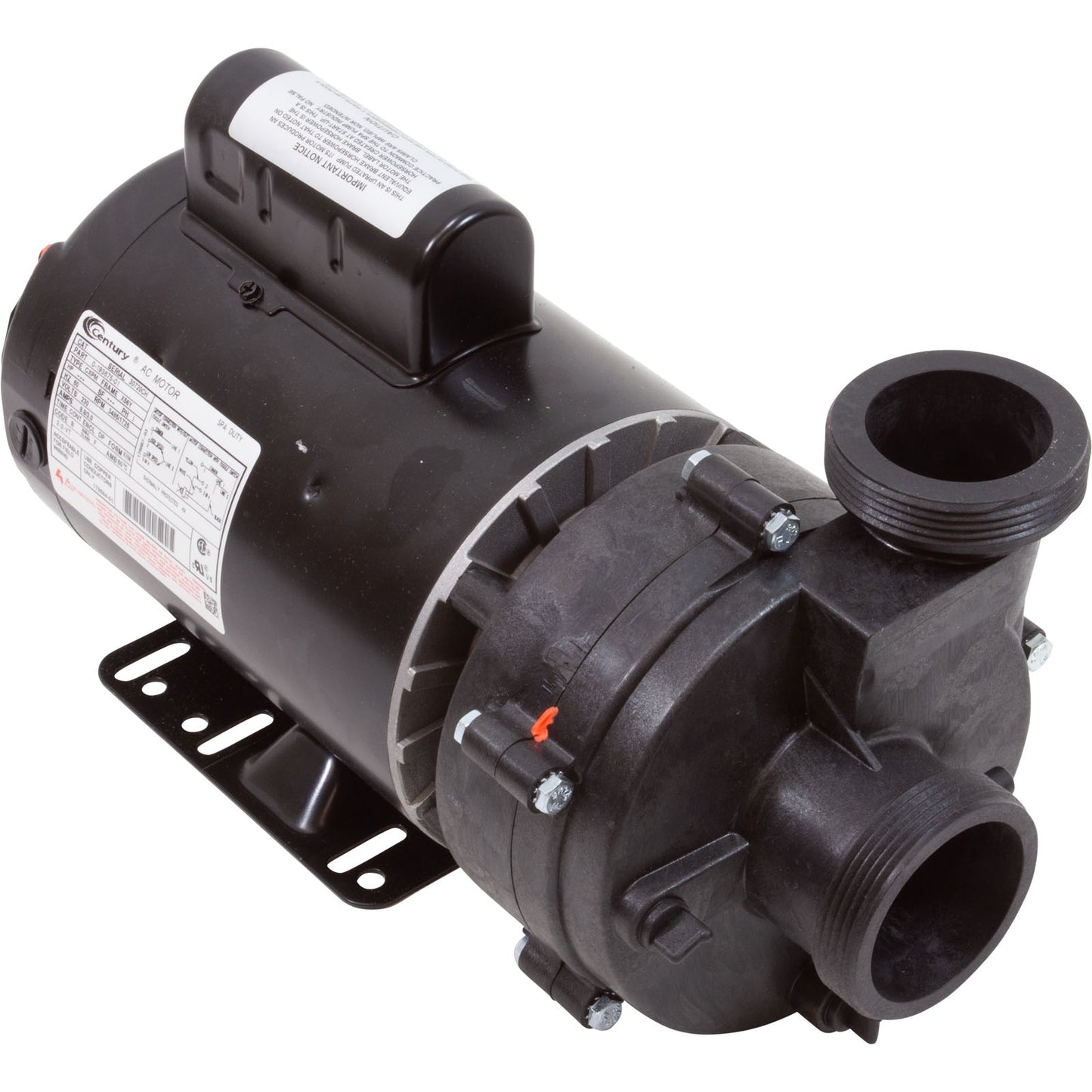 Pump, BWG Vico Ultimax,2.0hp,230v,2-Spd,56fr,2",Side Disch