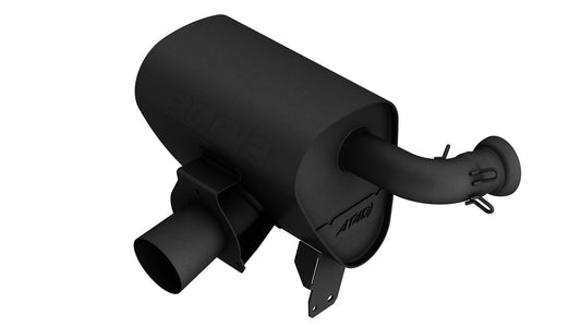 Borla Exhaust 15C Canam Maverick X3 Catback Atak Exhaust System Black - 12678CB