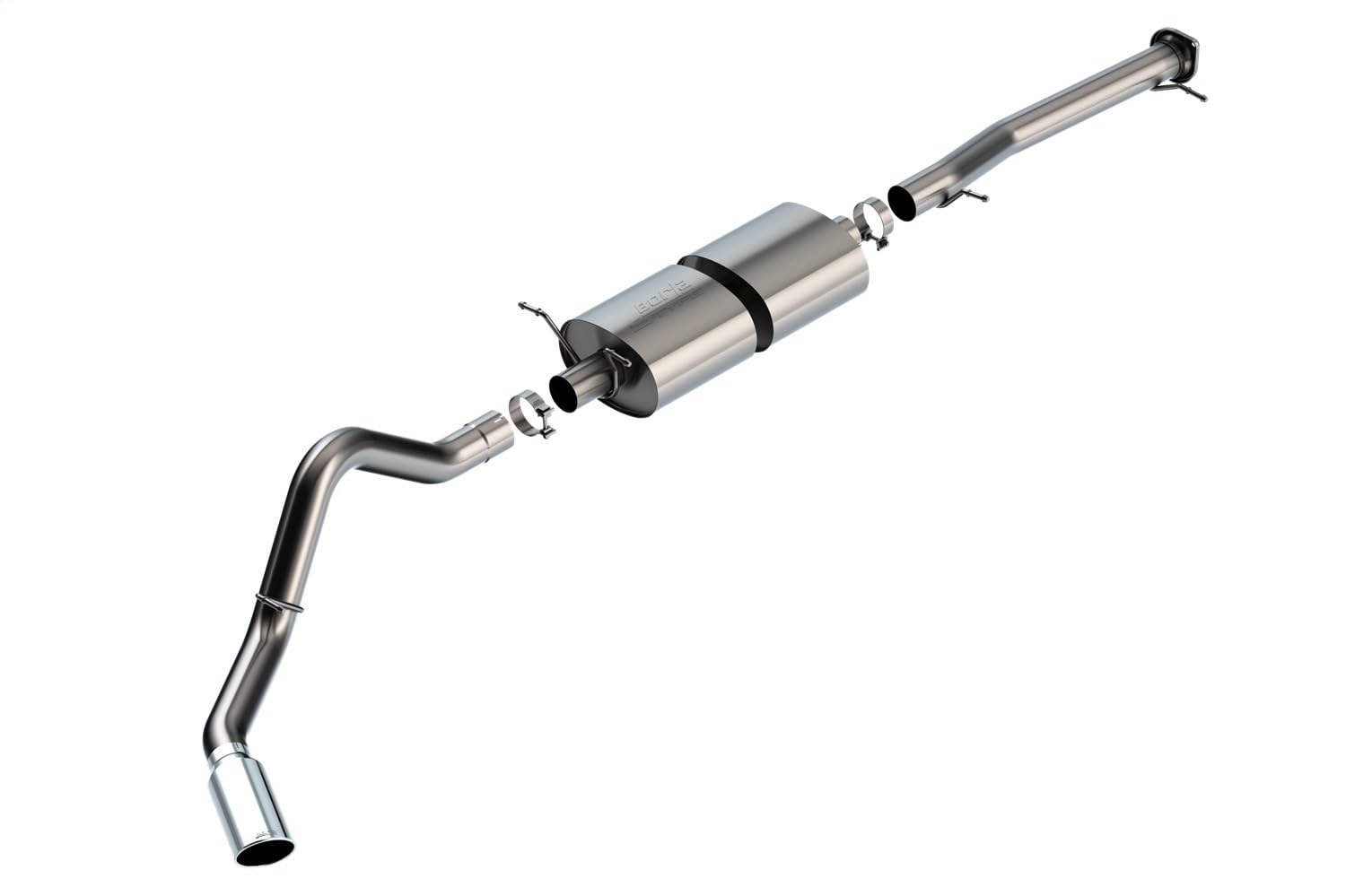 Borla 20-22 Chevrolet/GMC Silverado/Sierra 6.6L T-304 SS Cat-Back S-Type Exhaust - Brushed - 140833