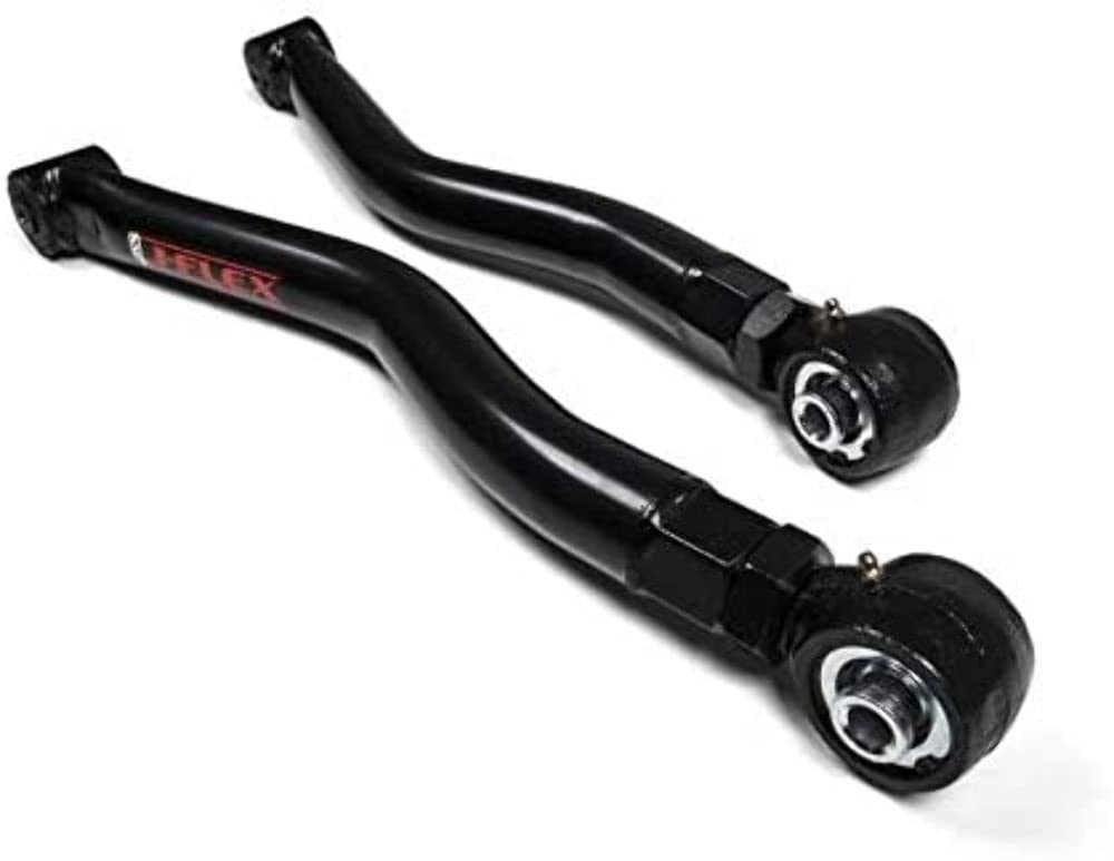JKS Manufacturing JKS1625 JL Front Lower Control Arms J Flex Fits Jeep Wrangler Black