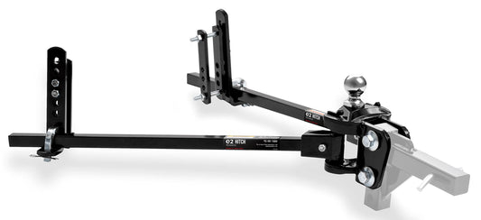Fastway e2 2-Point Sway Control Trunnion Hitch, 92-00-1033, 10,000 Lbs Trailer Weight Rating, 1,000 Lbs Tongue Weight Rating, Weight Distribution Kit Does NOT Include Hitch Shank Or Ball