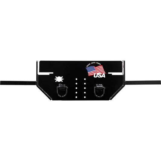 Buyers Products 1809030B Hitch Plate for Pintle Mount, Ford F350, F450, F550, 1999+, 1/2" X 15.5", Side Channel Position, 20,000 MGTW, Pintle Hook Hitch Plate, Ford Truck Towing Accessories
