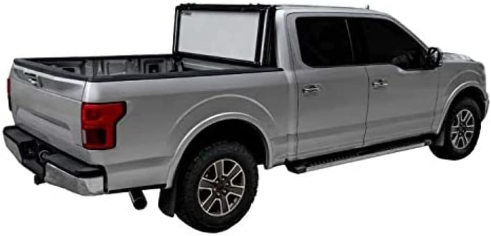 LOMAX G3010019 Stance Hard Tri-Fold Cover; Black Urethane Finish; Single Rail;