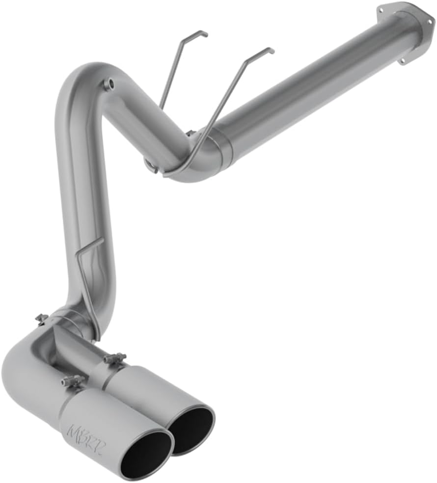 MBRP S6290AL 4" Filter-Back Single Side Dual Exit Exhaust System (2017-Up F-250/350/450 6.7L), Aluminized