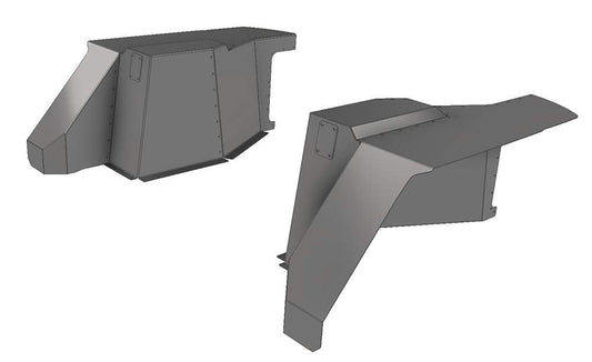 High Clearance Rear Inner Fender Kit for Jeep JKU