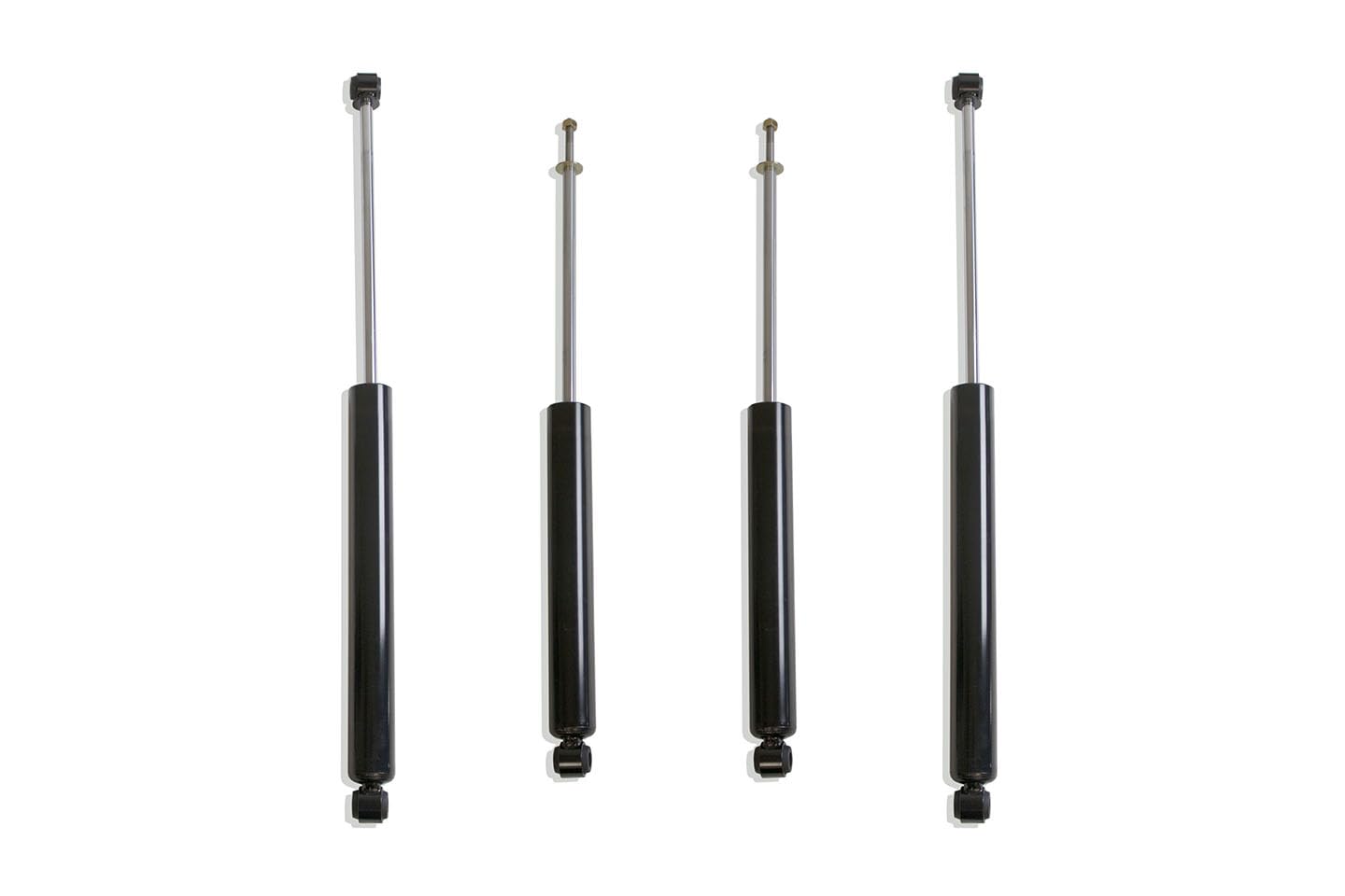 MaxTrac Suspension 943340S Twin Tube Gas Shock Front and Rear Shocks w/Hardware for Use w/4 in. Lift