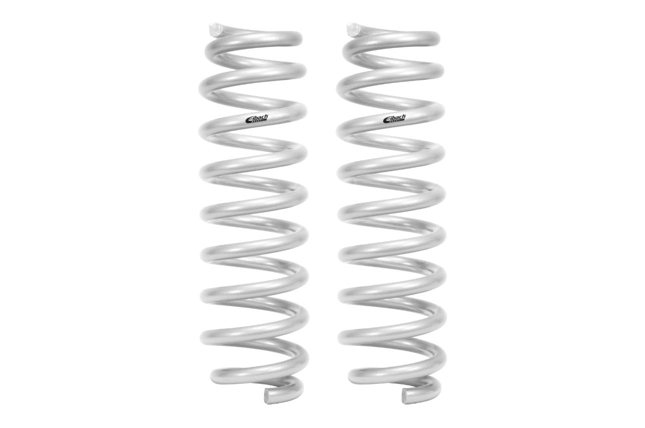 Eibach Coil Spring, Pro-Lift-Kit, Front, 2.5 in Lift, Steel, Silver Powder Coat, compatible with Ford Raptor 2017-18, Pair