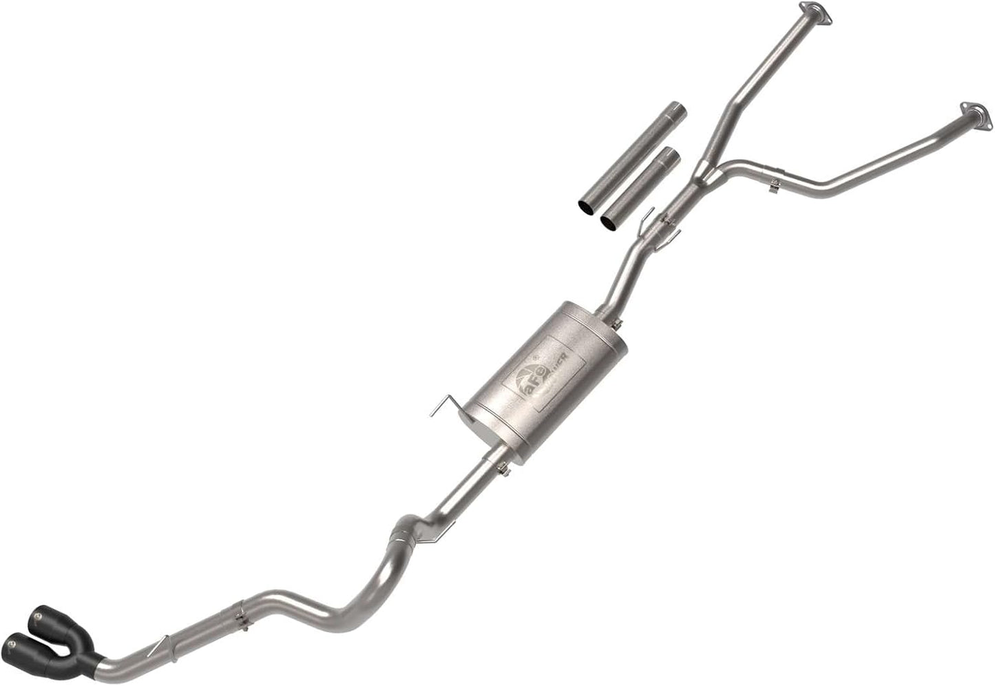 aFe Power Vulcan Series 2-1/2 IN to 3 IN Stainless Steel Cat-Back Exhaust System Black Fit Toyota Tundra 2022 V6-3.5L (tt) 49-36061-B