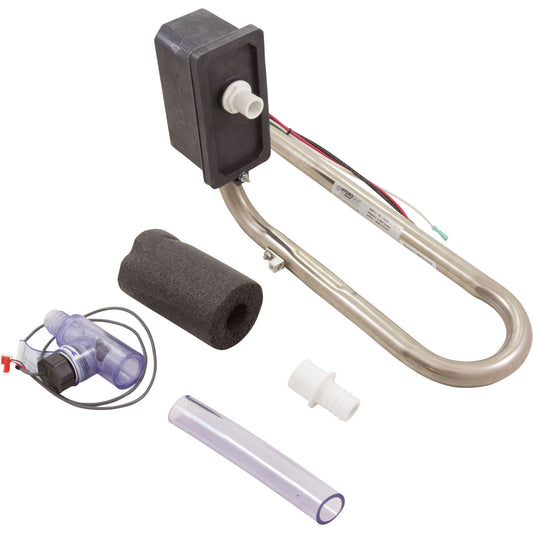 Heater, LowFlow,D-1 Tri-Bend,2.1/3.4kw,115/230v,w/Flw Switch