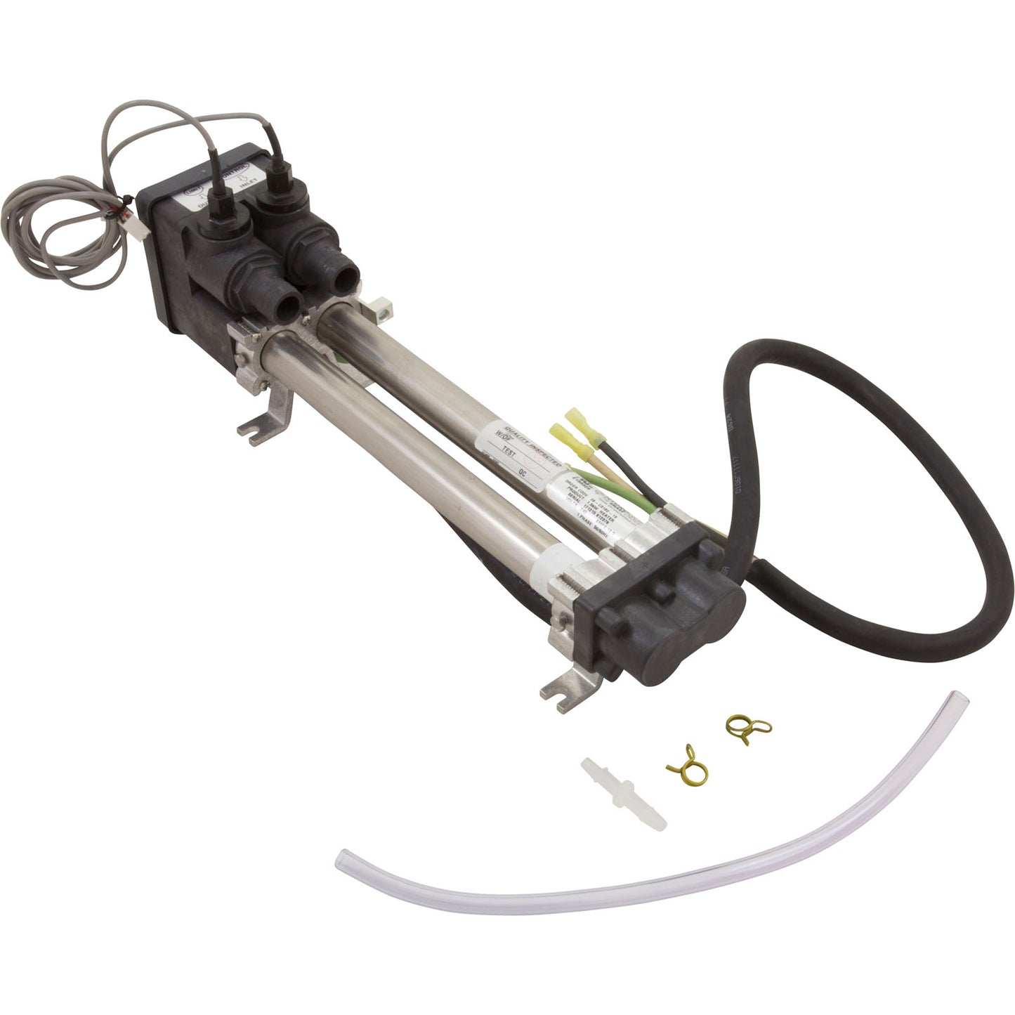 Heater, LowFlow, HydroQuip, 230v, 1.5kW, Auto Reset