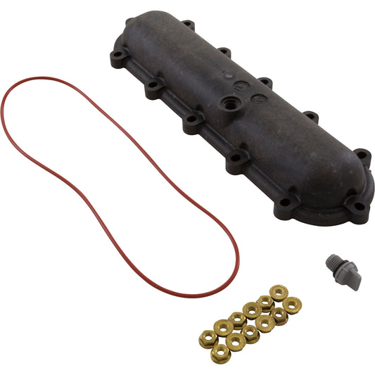Return Header, Raypak 206A - 407A, w/ Flange Nut Kit