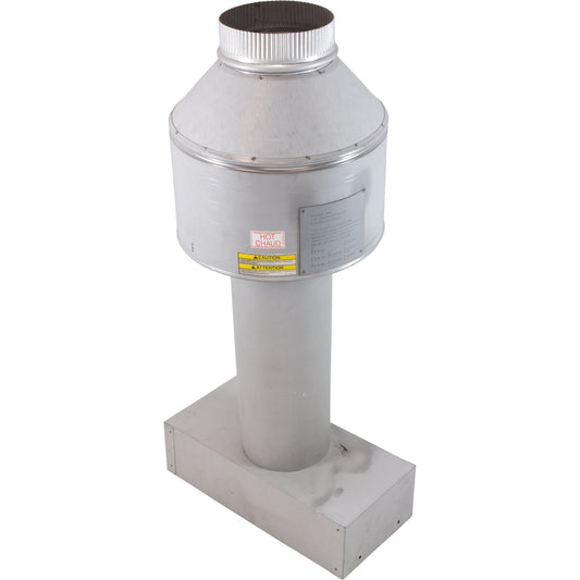 Drafthood, Raypak 156A, Indoor, w/ Adapter