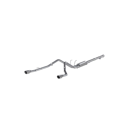 MBRP S5146409 2.5" Cat Back, Dual Split Rear Exhaust System (T409)