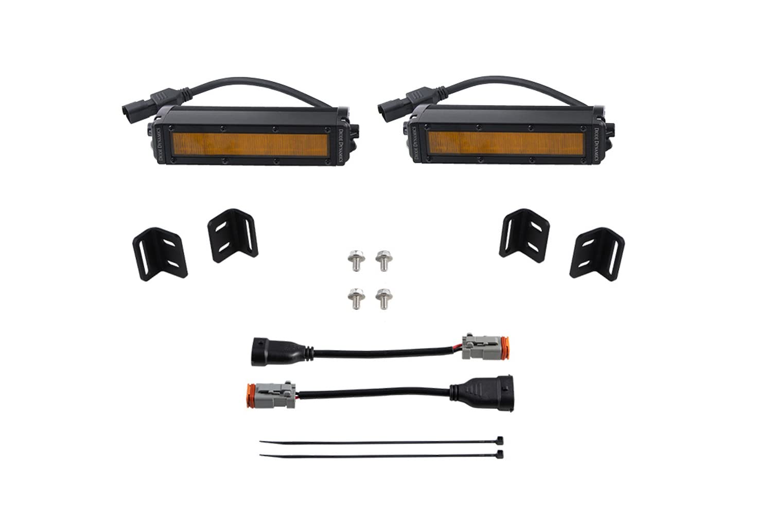 2022+ Toyota Tundra Diode Dynamics SS6 LED Fog Light Kit, Amber Wide