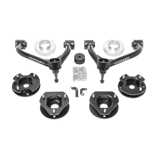 ReadyLIFT 69-31300 3.0" F Strut Spacer-3.0" R Strut and Preload Spacer Tube A-Arm use with factory suspension (Non-Magnetic Ride) For Chevrolet/GMC Tahoe/Suburban/Yukon Xl RWD, 4WD