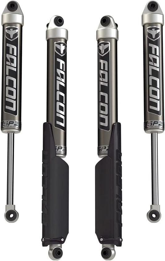 JLU 4-Door: Falcon SP2 2.1 Monotube Shocks (2-3.5â€ Lift)