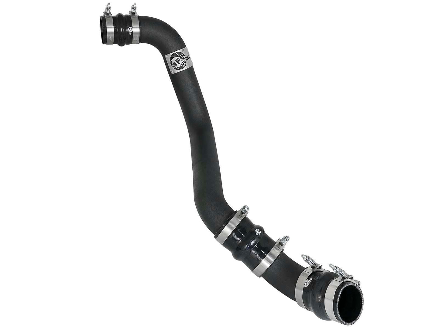 aFe POWER BladeRunner 3 IN Aluminum Hot Charge Pipe Black - #46-20338-B