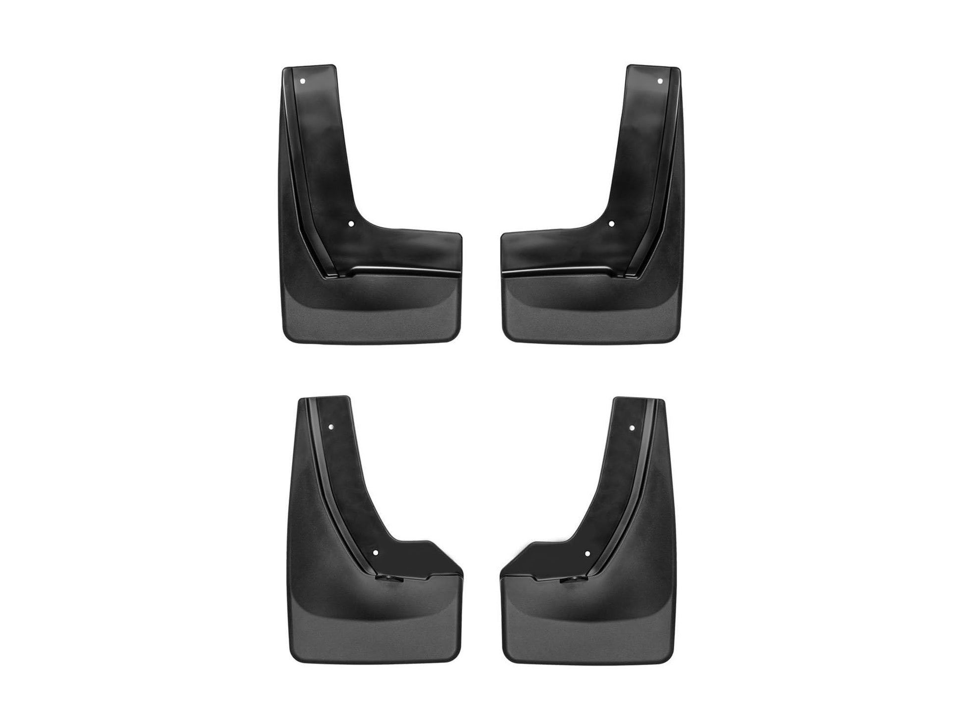 WeatherTech Custom No Drill Splash Guard MudFlaps for Chevrolet Blazer, Front & Rear Set (110104-120104), Black