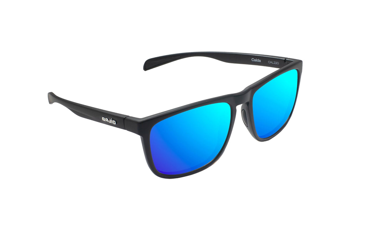Bajio Sunglasses Calda Blue Mirror Pcblack Matte - CAL220021