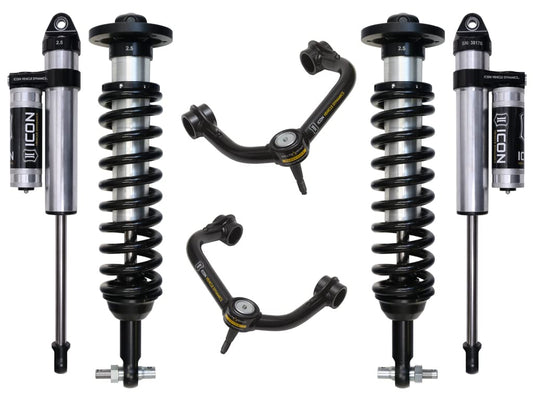 ICON, 0-3" Lift, Stage 3 Suspension System, Tubular UCA, Compatible with 2015-2020 FORRD F150 2WD, K93093T