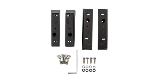 Rhino Rack 4 Piece Base Kit Compatible with Toyota Rav4 2019-2022 with Flush Roof Rails (RCP69-BK), Black, One Size